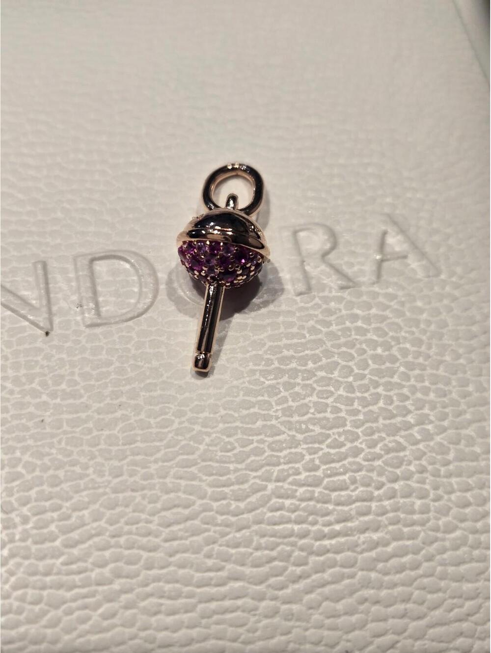 Pandora lollipop cakepop charm cubic zirconia